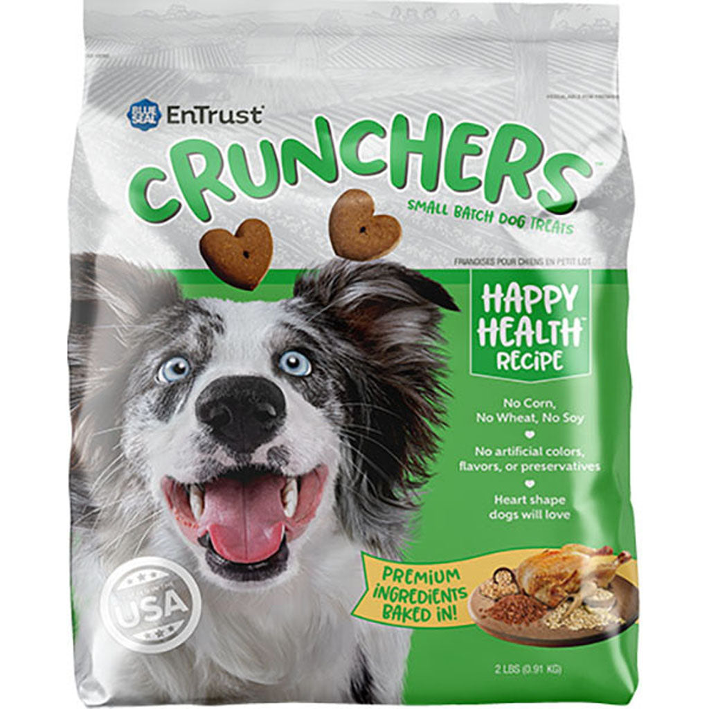 Blue Seal Entrust Crunchers Small Batch Dog Treats (HAPPY HEALTH, SMALL - 2 LB)