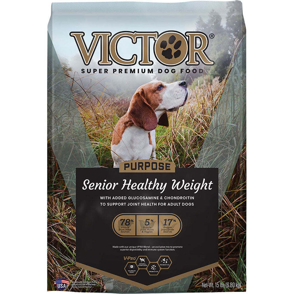 Purpose Senior Healthy Weight Dog Food (BEEF/CHICKEN/FI, 15 LB)