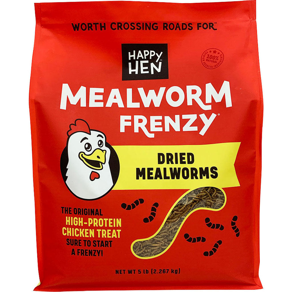 Happy Hen Mealworm Frenzy (MEALWORM, 5 LB)