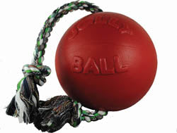 Jolly Pets Romp-N-Roll Ball (RED, MD)