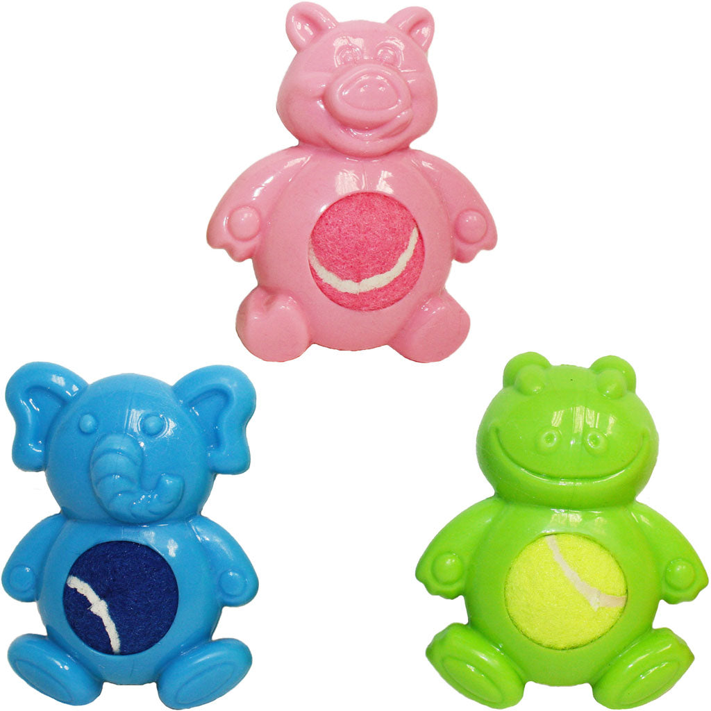Multipet Minipet Tennis Tummies Dog Toy (ASSORTED, SM)