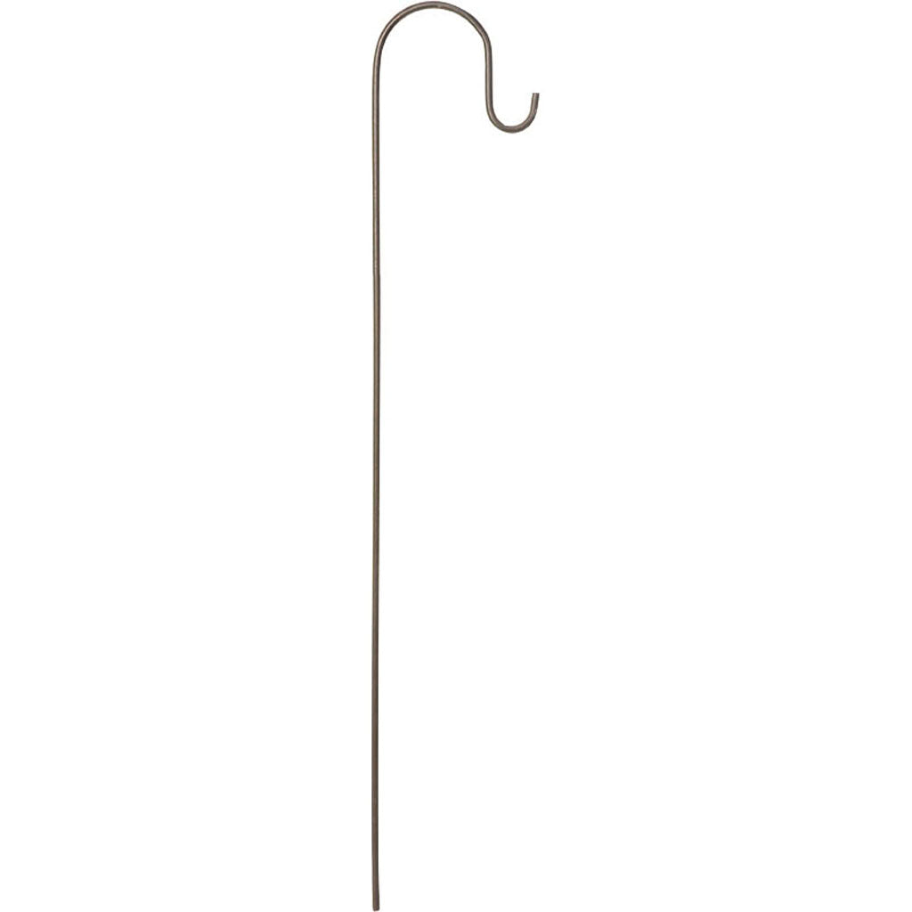Single Shepherd Hook (BLACK, 36 IN)