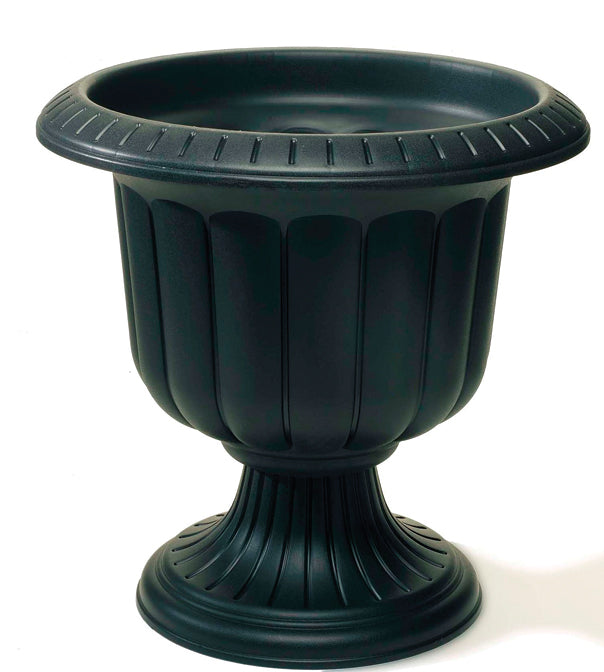 Classic Urn Planter (BLACK, 14 IN)