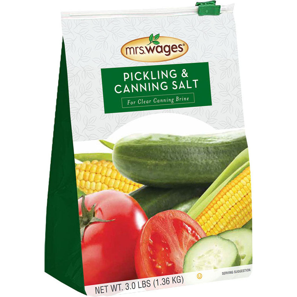 Mrs. Wages Pickling & Canning Salt (3 LB)