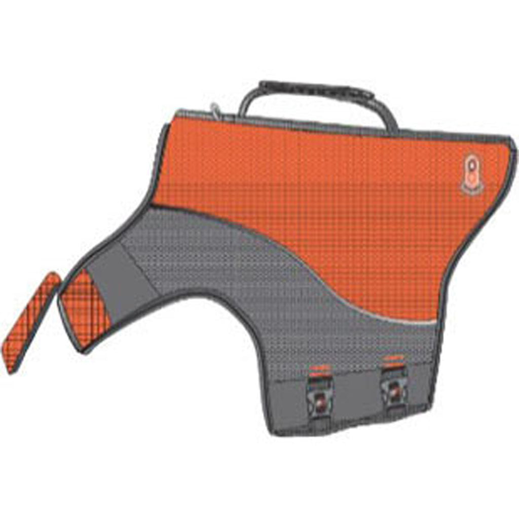 Goo-Eez Dog Life Vest (ORANGE/GREY, MD)