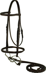 Gatsby Plain Raised English Bridle (HAVANA, COB)