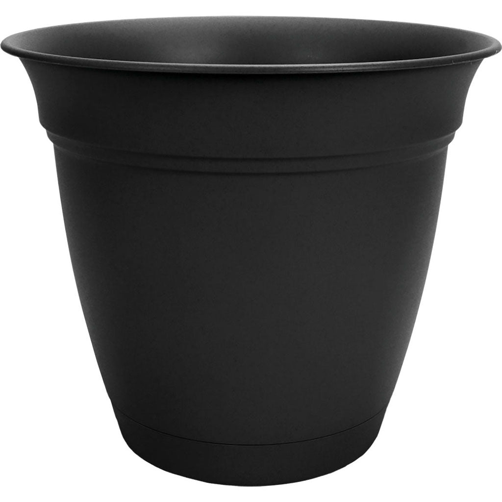 Eclipse Round Planter (BLACK, 6 IN)