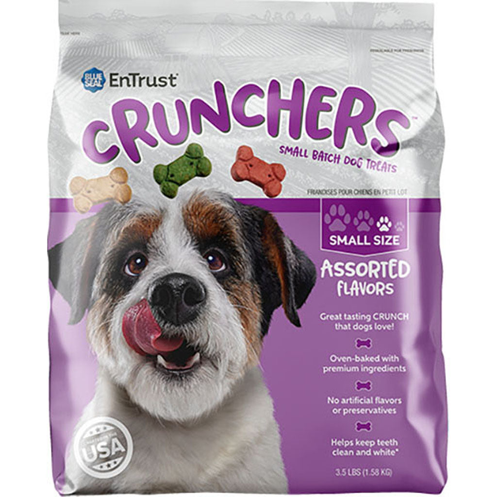 Blue Seal Entrust Crunchers Small Batch Dog Treats (ASSORTED, SMALL - 3.5 LB)