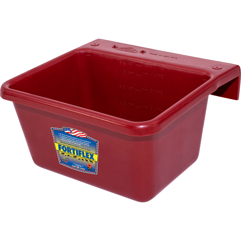 Fortiflex Over The Fence Feeder (RED, 6 QT)