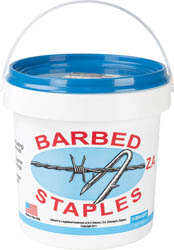 Bekaert Barbed Fence Staple Bezinal Coated Pail (8 GA-1.50 IN-8)