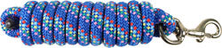 Hamilton Poly Lead W/Bolt Snap (CONFETTI BLUE, 10 FT)