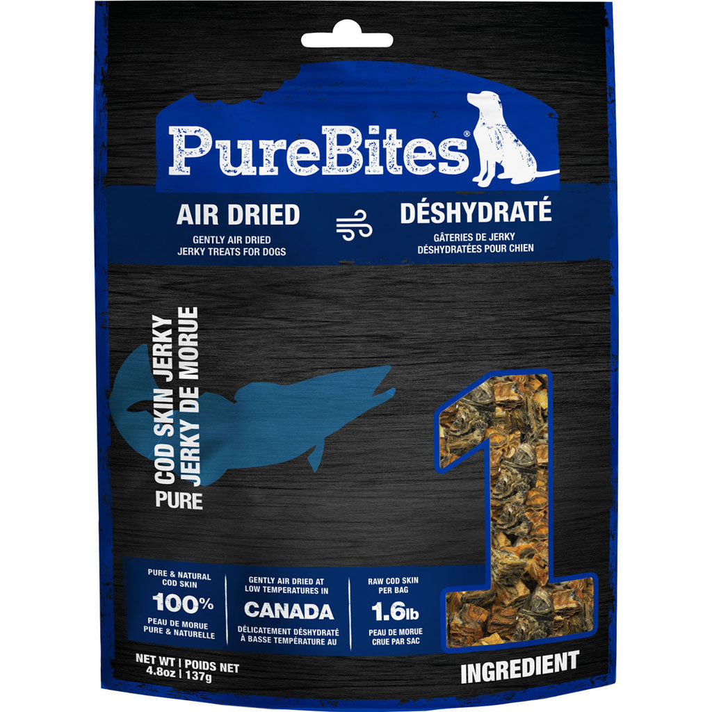 Purebites Freeze Dried Dog Treats (COD SKIN, 4.8 OZ)