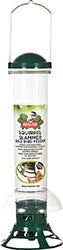 Squirrel Slammer Wild Bird Feeder (GREEN, 3.5 LB CAP)