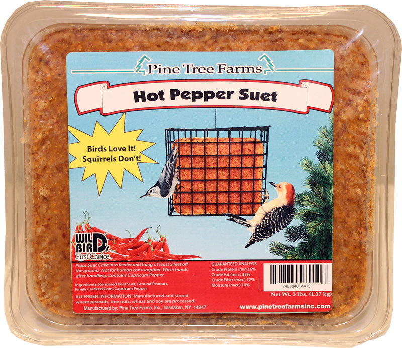 Pine Tree Farms Seed Cake (HOT PEPPER, 3 LB)