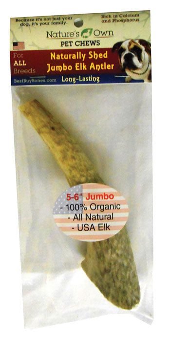 Nature'S Own Usa Elk Antler (NATURAL, 5-6 IN-JUMBO)