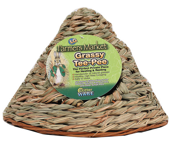 Small Animal Grassy Tee Pee (LG)