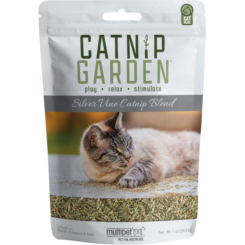 Multipet Catnip Garden Silvervine Catnip (1 OZ)
