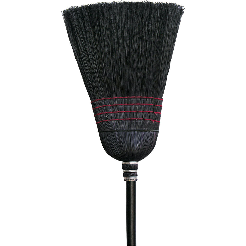 Warehouse Deluxe Corn Broom (BLACK, 14 IN)
