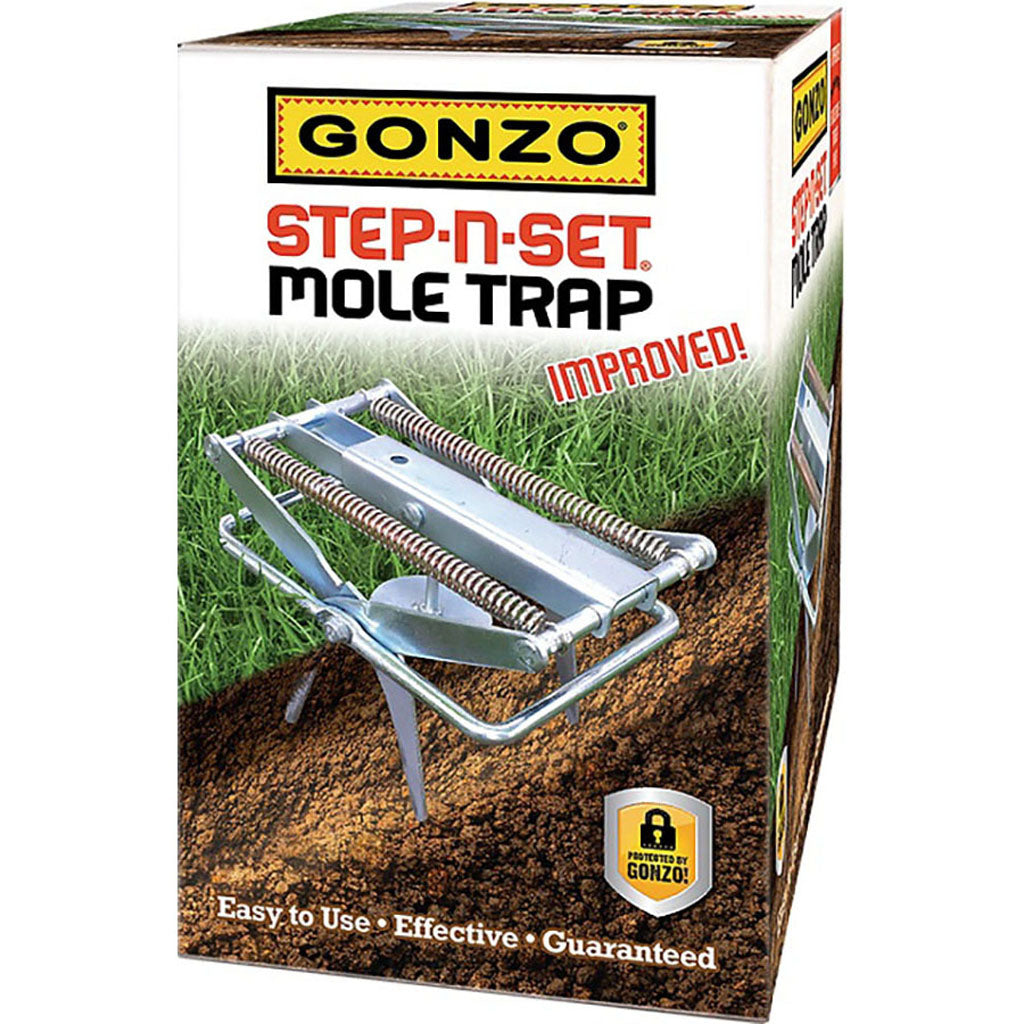 Step-N-Set Steel Mole Trap