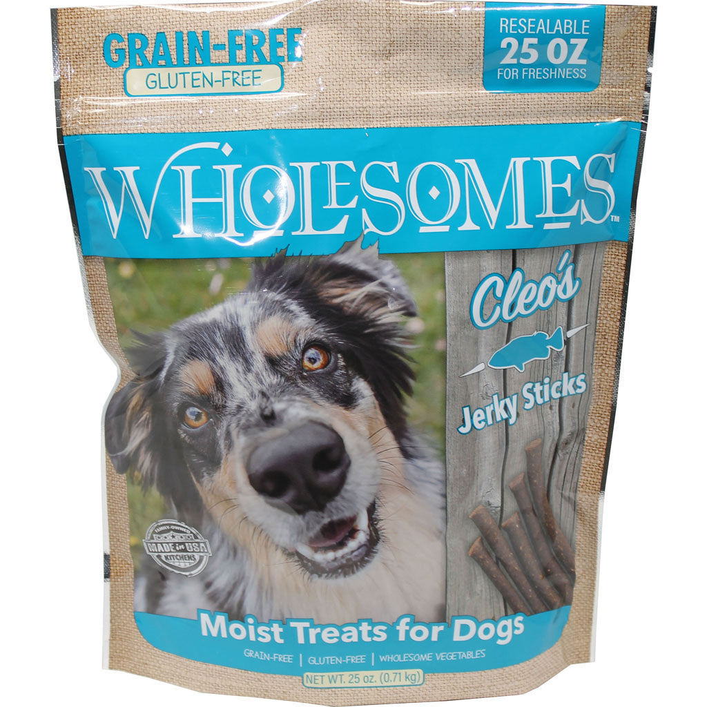 Wholesomes Grain Free Moist Treats For Dogs (FISH, 25 OZ)