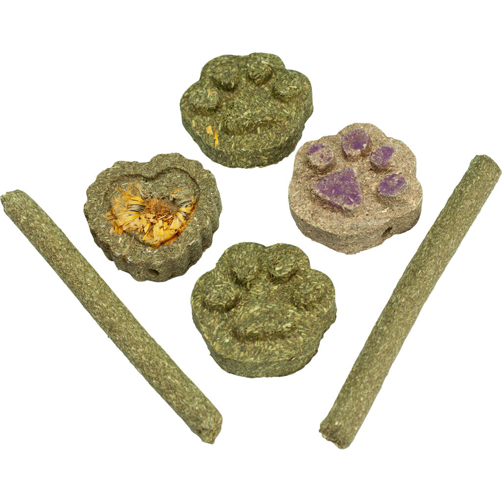 Nibbles Timothy Hay Chews Variety Pack (6 PC)