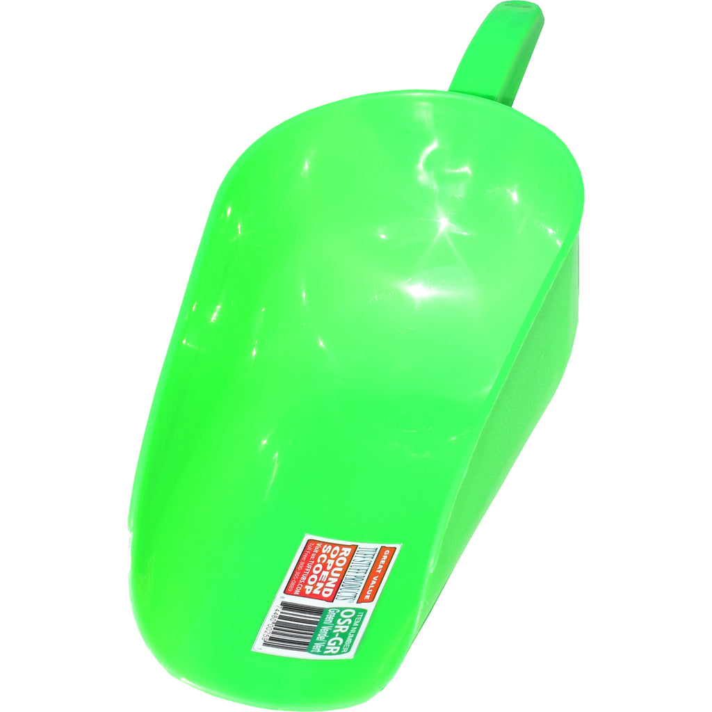 Tuff Stuff Open Scoop Round (GREEN, 5 QT)
