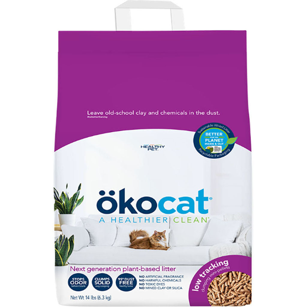 Okocat Low Tracking Mini Pellets Cat Litter (14 LB)