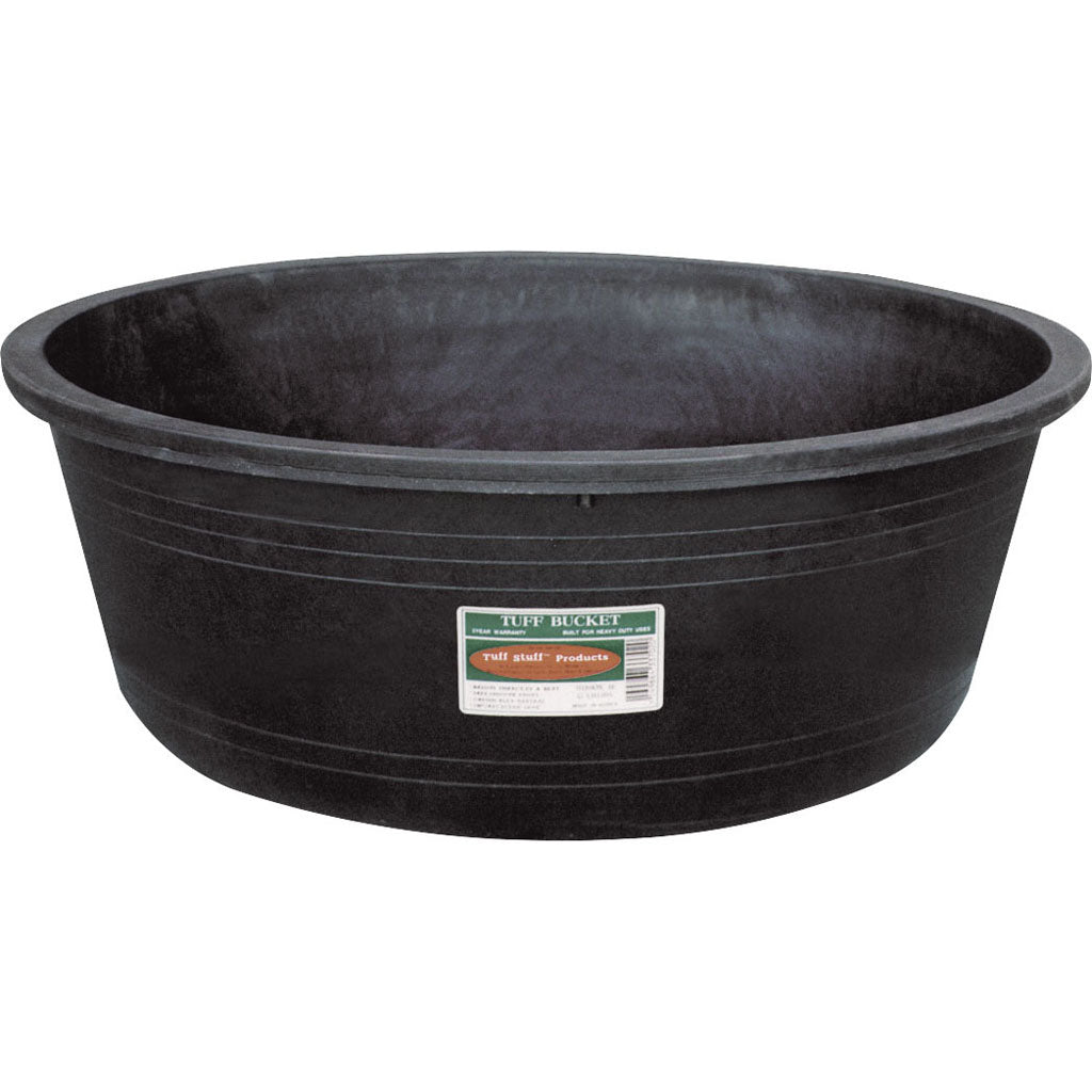 Tuff Stuff Feed Dish (BLACK, 7 GAL)