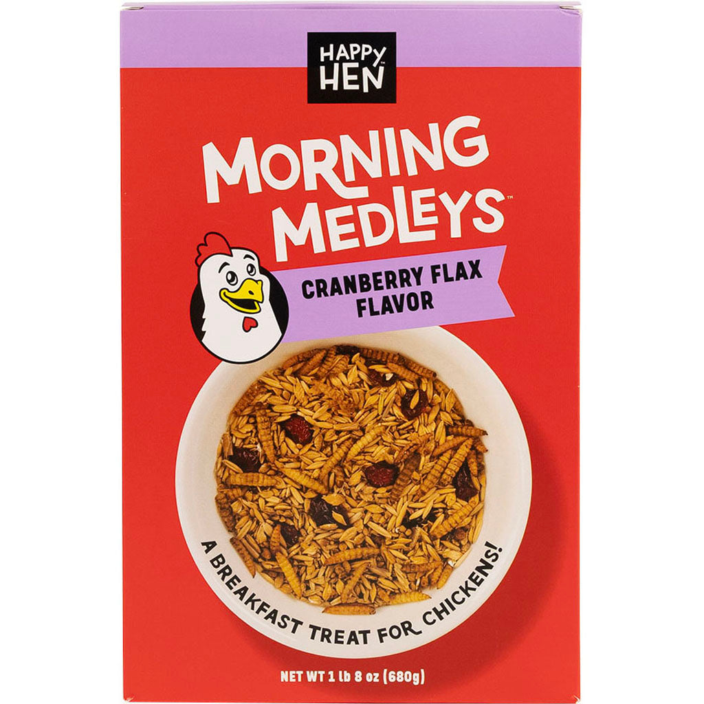 Happy Hen Morning Medley Treats For Chickens (CRANBERRY/FLAX, 1.5 LB)
