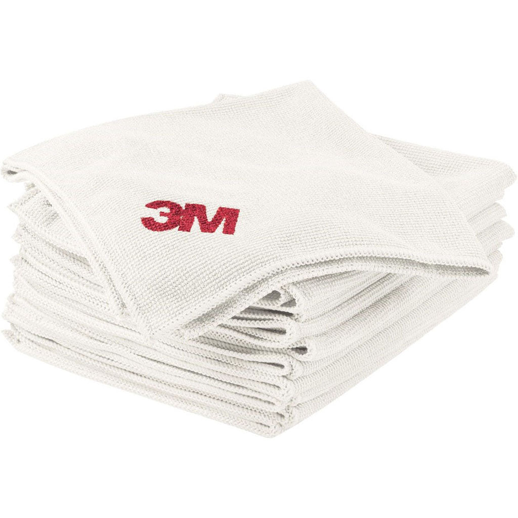 Scotch Brite High Performance Microfiber Cloth (WHITE, 10 PK)