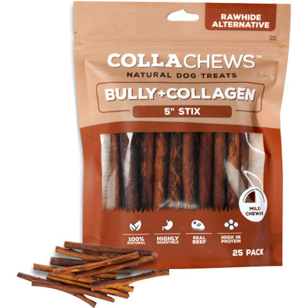 Collachews Collagen Stix (BEEF, 5IN-25 PK)