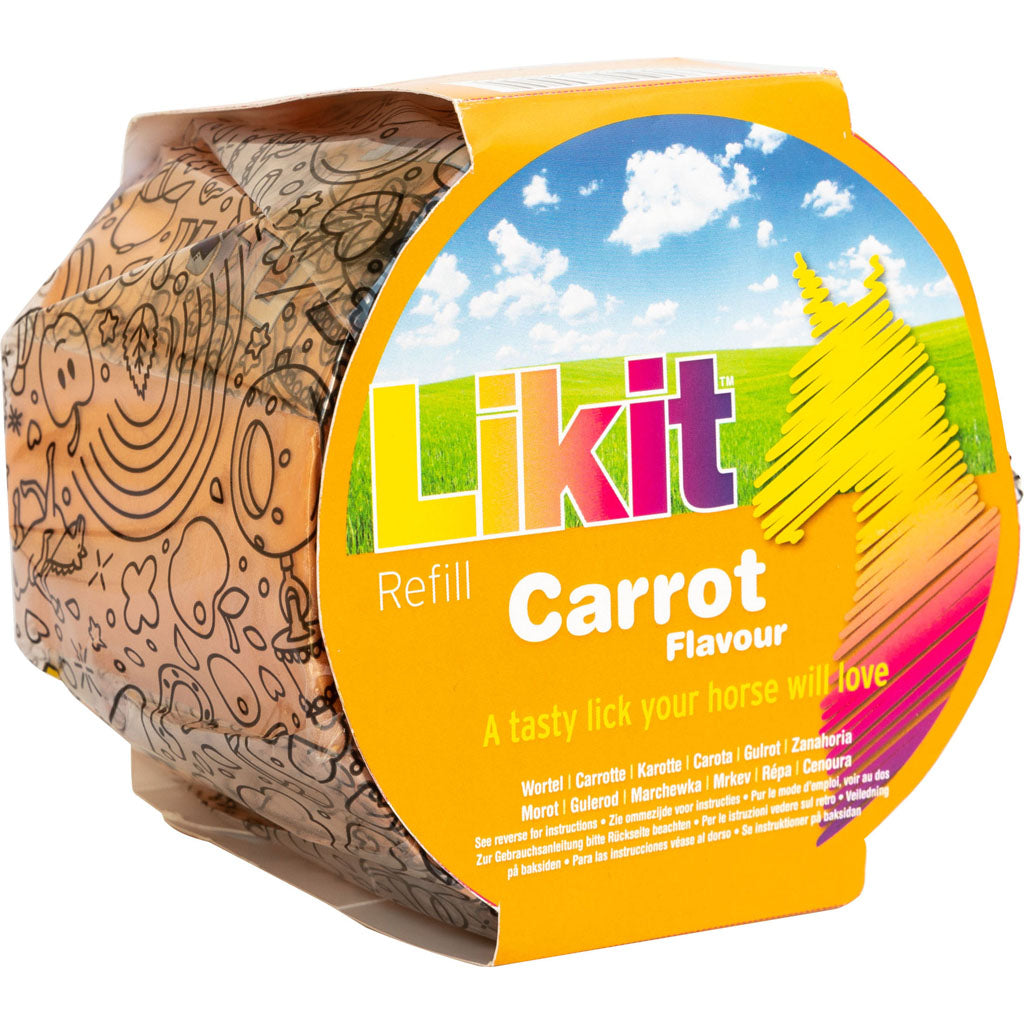 Likit Refill Equine Treat (CARROT, 625 GM)