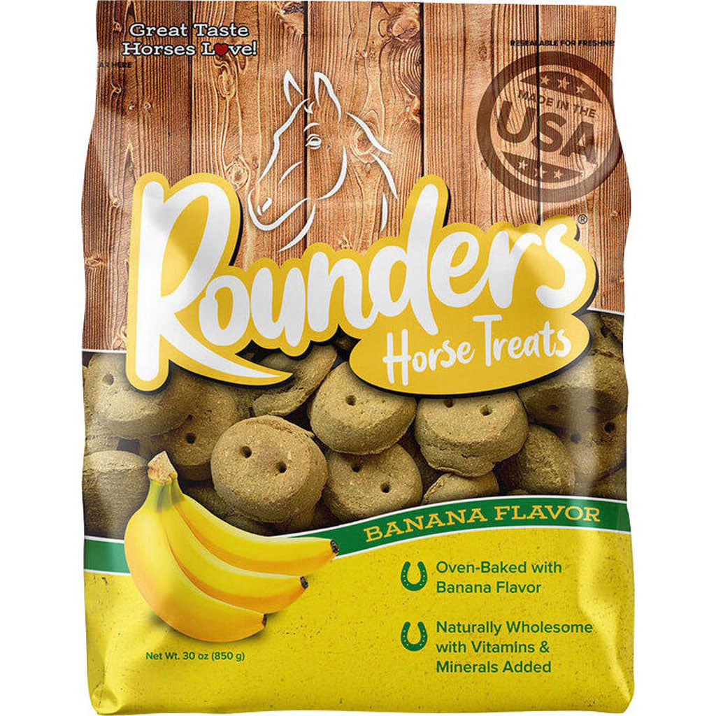 Rounders Horse Treats (BANANA, 30 OZ)