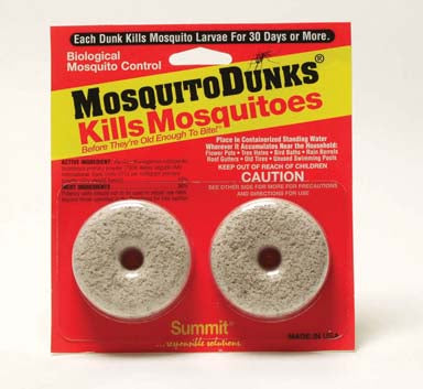 Mosquito Dunks For Biological Mosquito Control (2 PK)