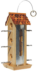 Tin Jay Wood Feeder (2 LB CAP)