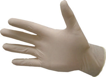 Ag-Tek Latex Powder Free Glove 4mil (WHITE, MD - 100CT)