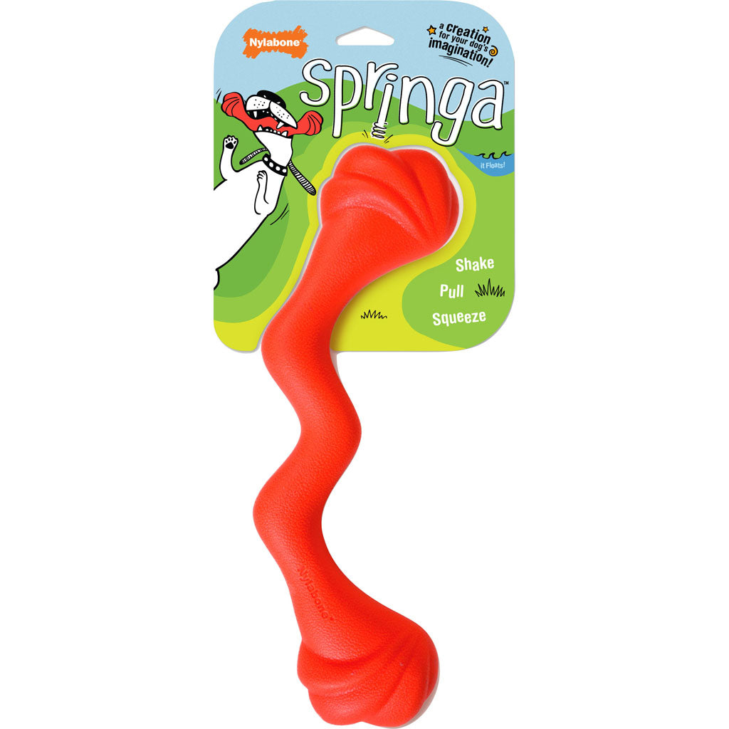 Nylabone Creative Play Springa (RED, LG)