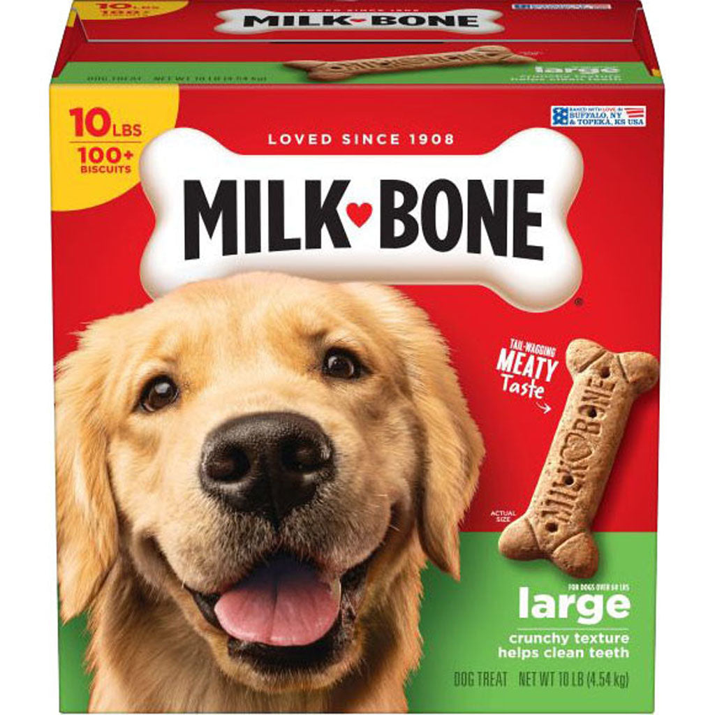 Milk-Bone Original Dog Biscuits (PLAIN, LG-10 LB)