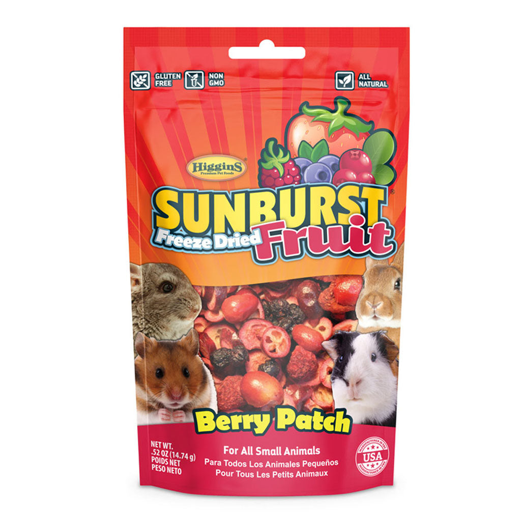 Sunburst Freeze Dried Fruit Small Animal Treat (BERRY PATCH, .52 OZ)