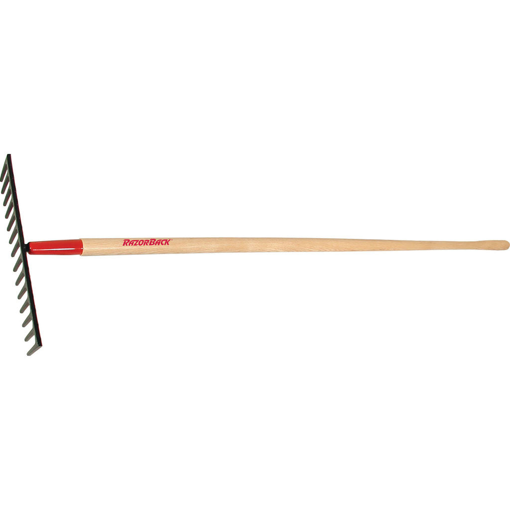 Razor-Back 14 Tine Forged Steel Road Rake (66X16 IN)