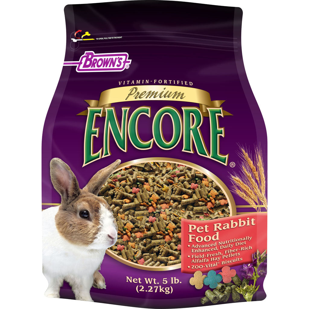 Encore Premium Pet Rabbit Food (5 LB)