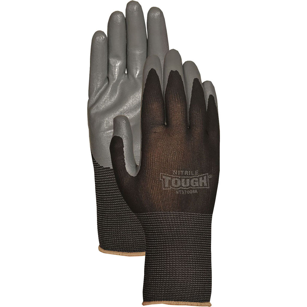 Bellingham Nitrile Tough Gloves (BLACK, XL)