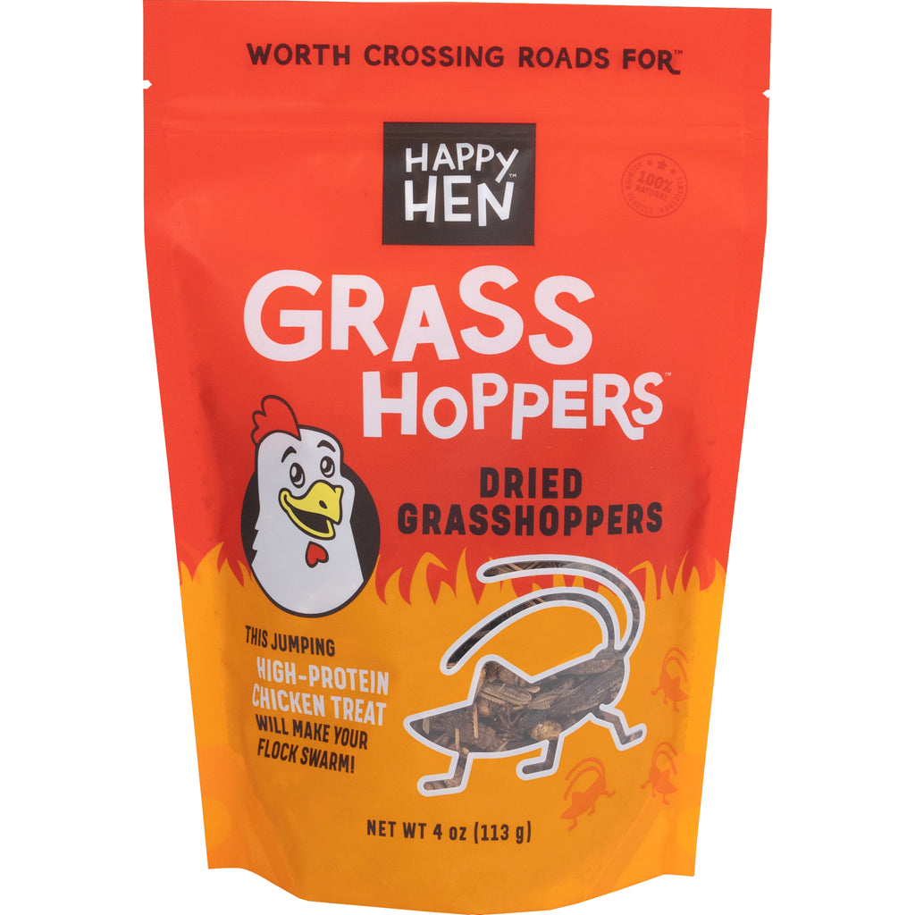 Happy Hen Dried Grass Hoppers (4 OZ)