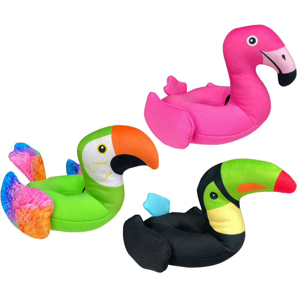 Multipet Margaritaville Bird Ring Floating Dog Toy (ASSORTED, SM)
