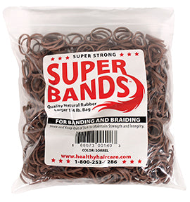 Healthy Haircare Super Bands (RED, 1/4 LB)