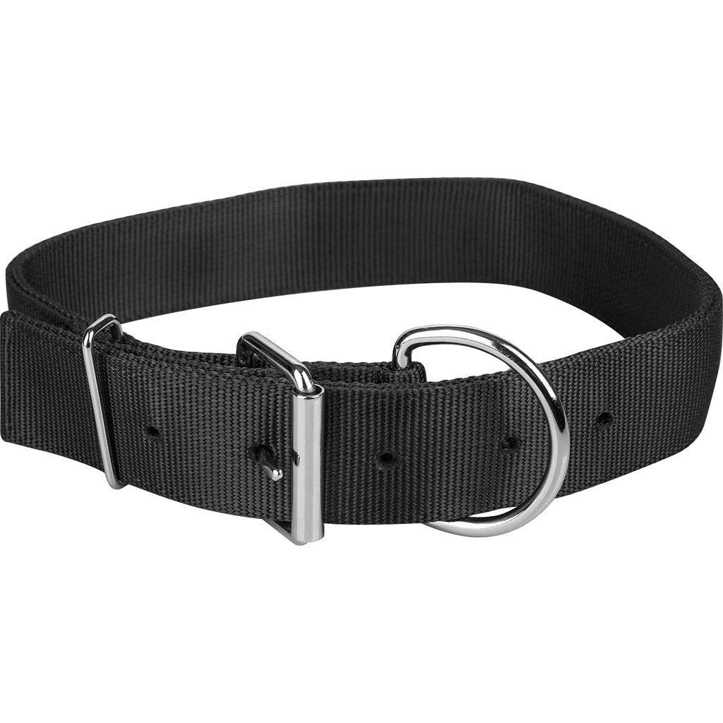 Gatsby Nylon Cattle Collar (BLACK, 1.75 X 36 IN)