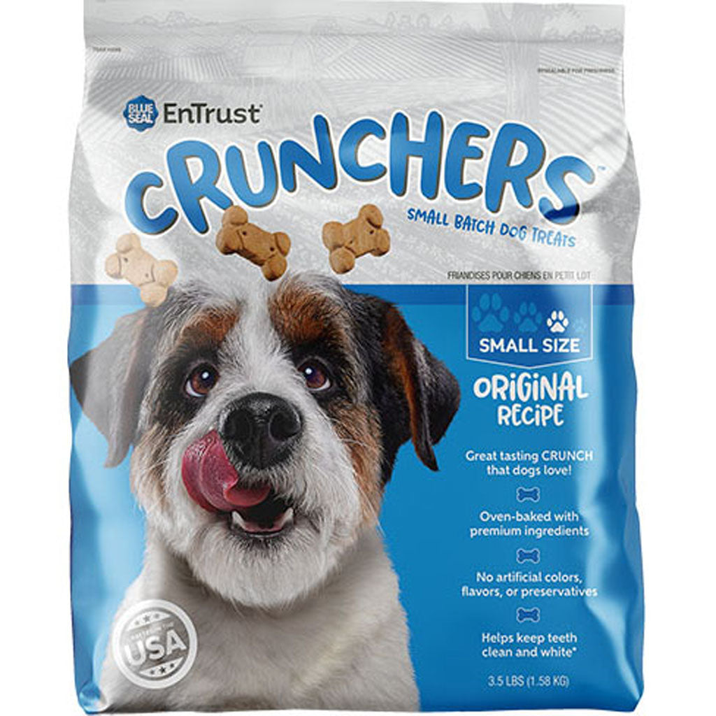 Blue Seal Entrust Crunchers Small Batch Dog Treats (ORIGINAL, SMALL - 3.5 LB)
