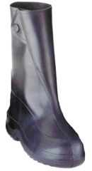 Tingley Work Rubber Overshoe 10 Inch Height (BLACK, SM)