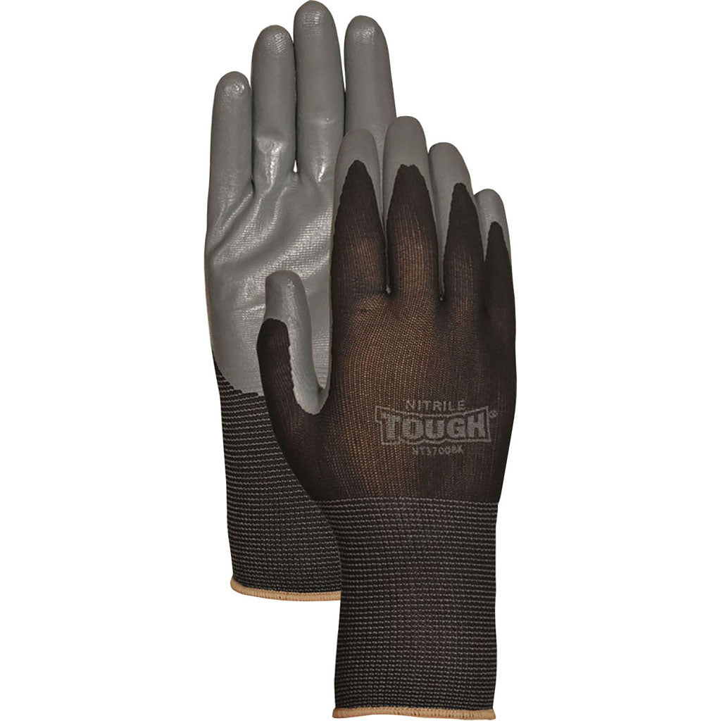 Bellingham Nitrile Tough Gloves (BLACK, SM)