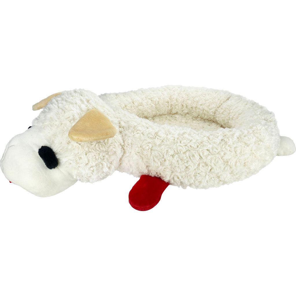 Mutlipet Lambchop Dog Bed (WHITE, 27 IN)